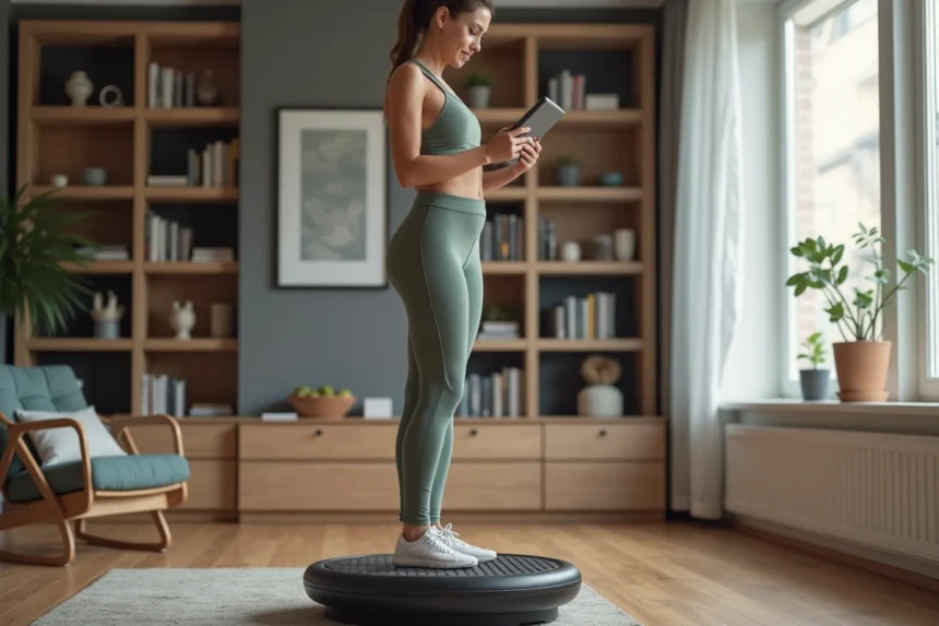 Vibro shaper utilisé pour raffermir la silhouette et perdre du poids